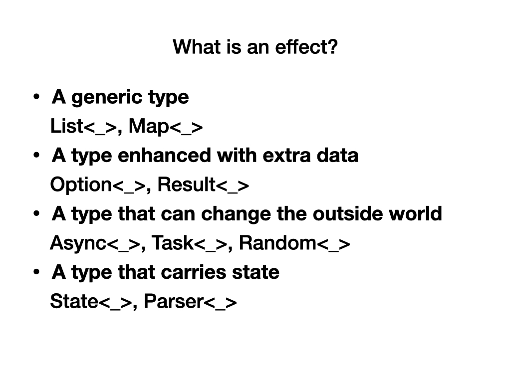 what is an effect