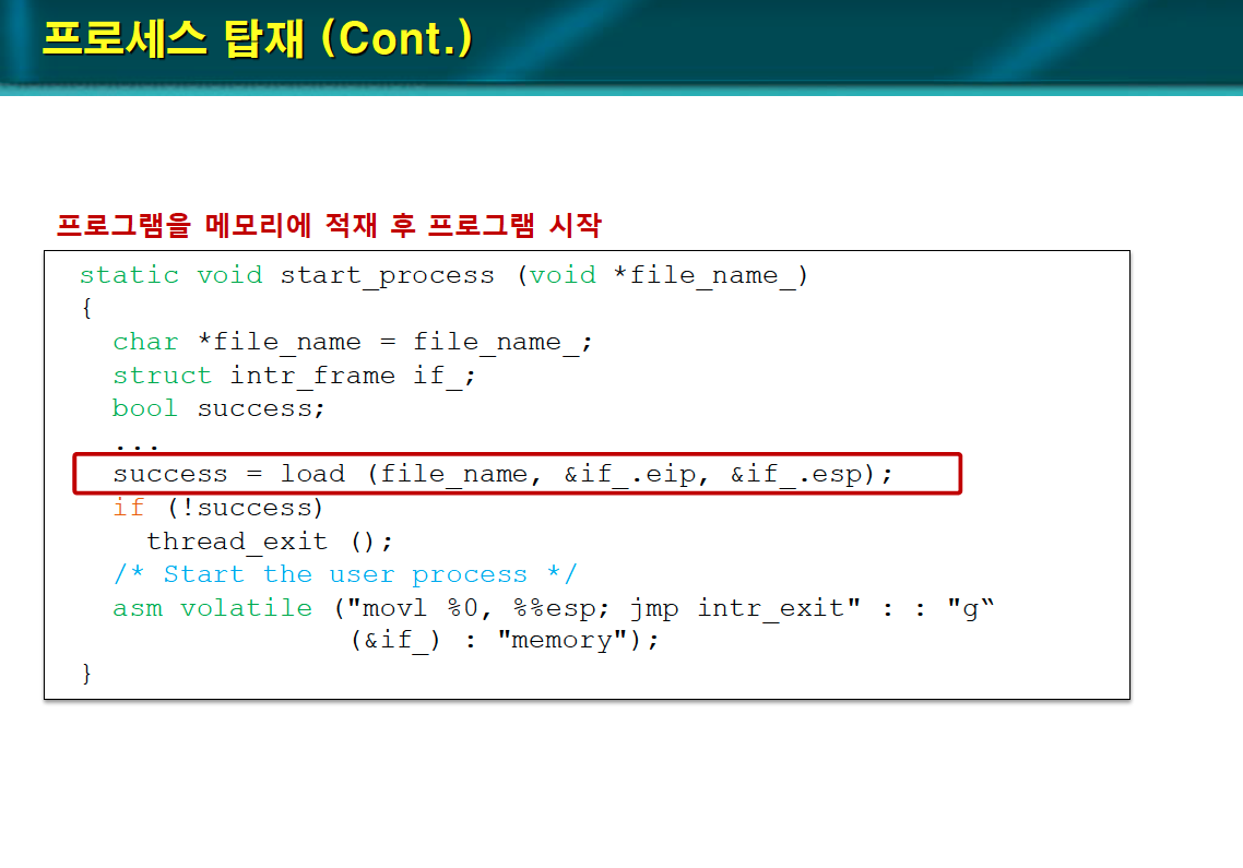 [WEEK 09] PintOS - Project 2: User Programs (Argument Passing)