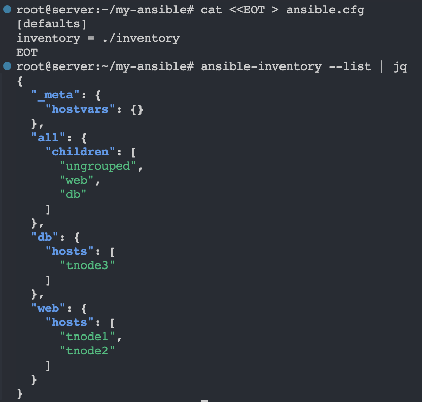 [1주차] Ansible 설치 및 기본 사용
