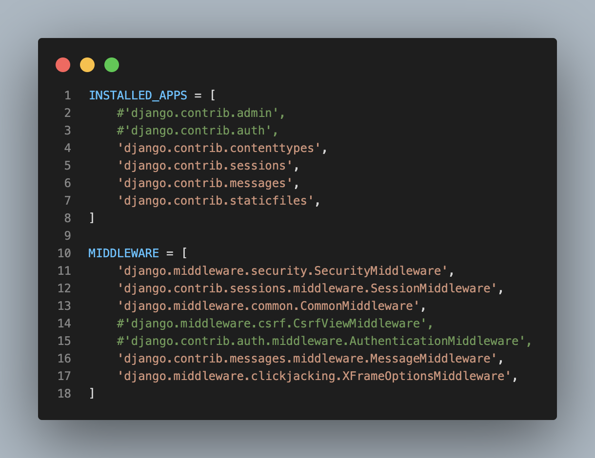 [Django] Django Project Setting (Server & Database)