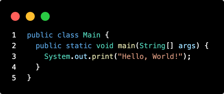[Java] Hello, Java!