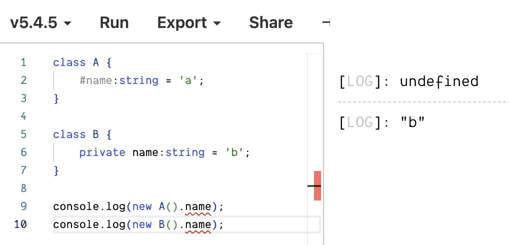 ES6 Class Private Field와 Typescript의 Private Field의 차이점 무엇을 사용하는 게 좋을까?