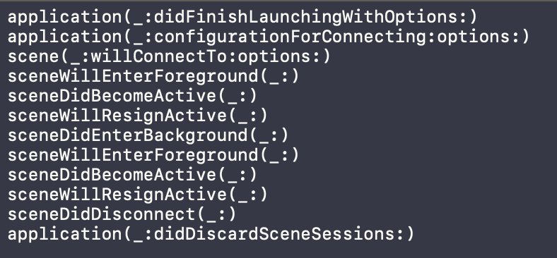 appSwipedUpToExterminatedConsoleLog