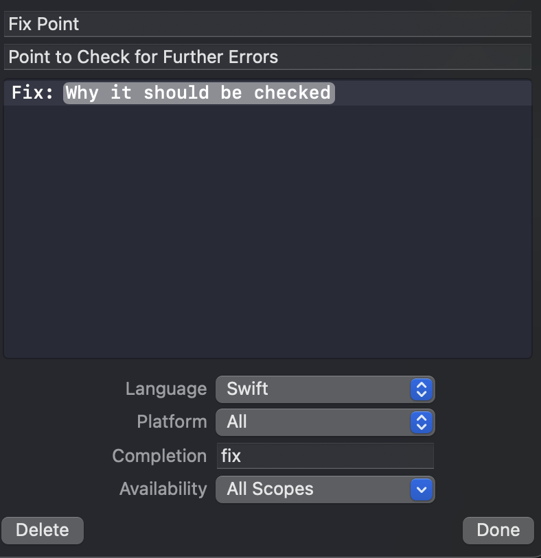 fixPointSnippet