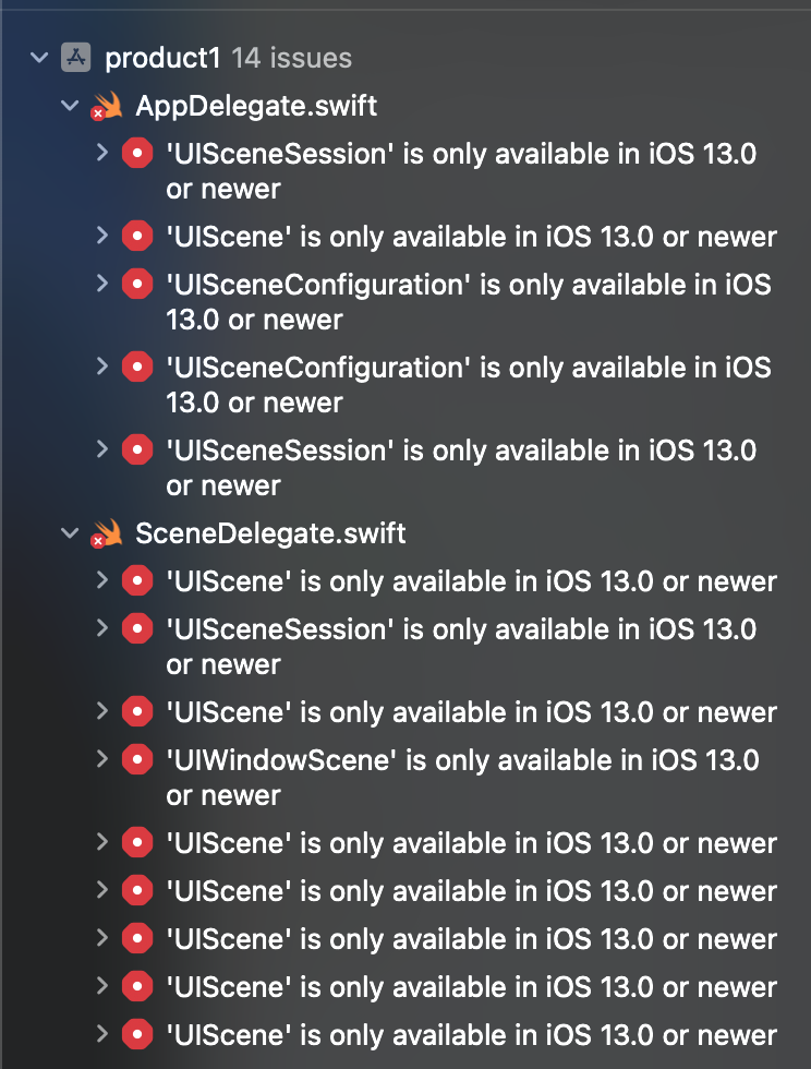 iOS12VersionError