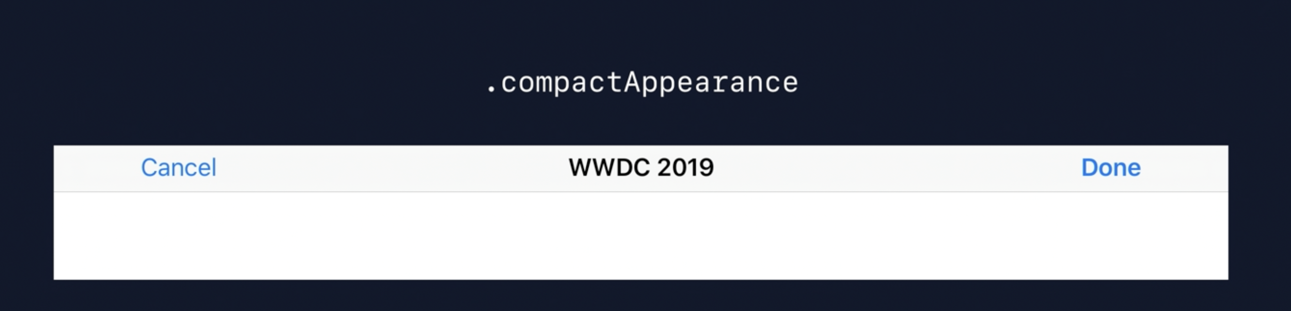 compactAppearance
