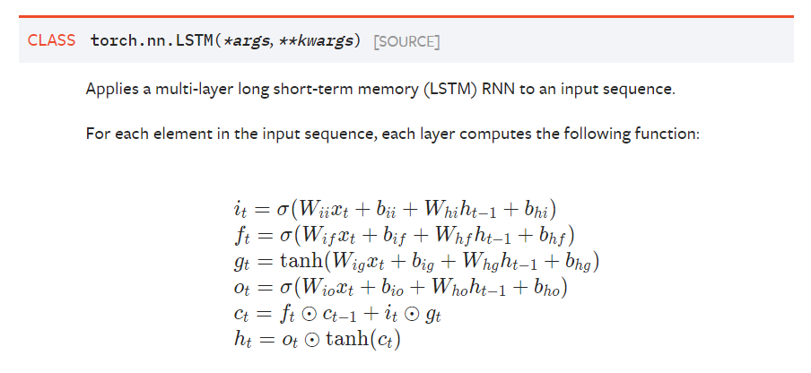 [Code] LSTM - Pytorch