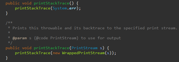 [Java] printStackTrace 취약점