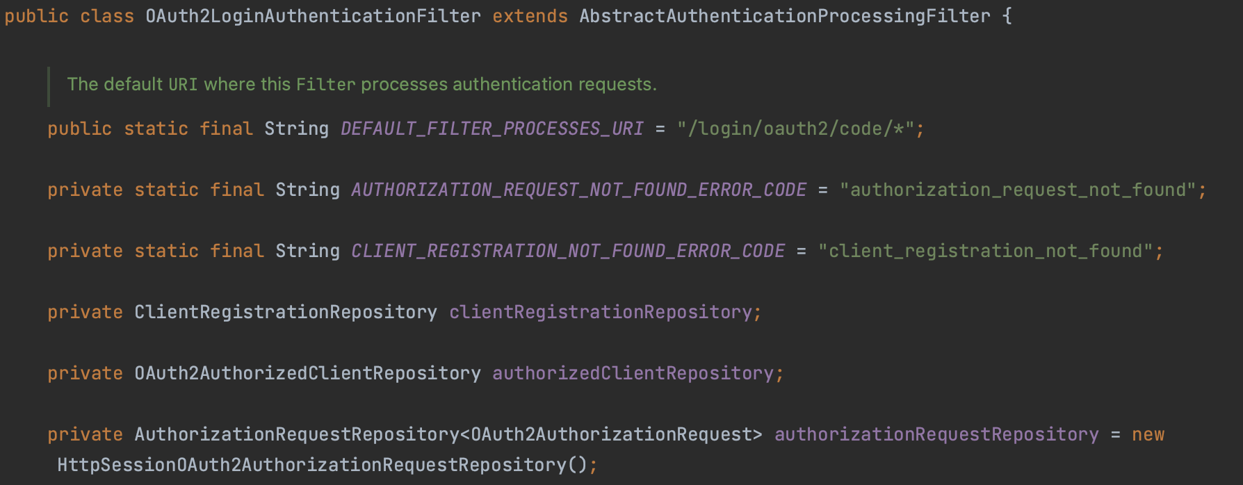 OAuth2LoginAuthenticationFilter