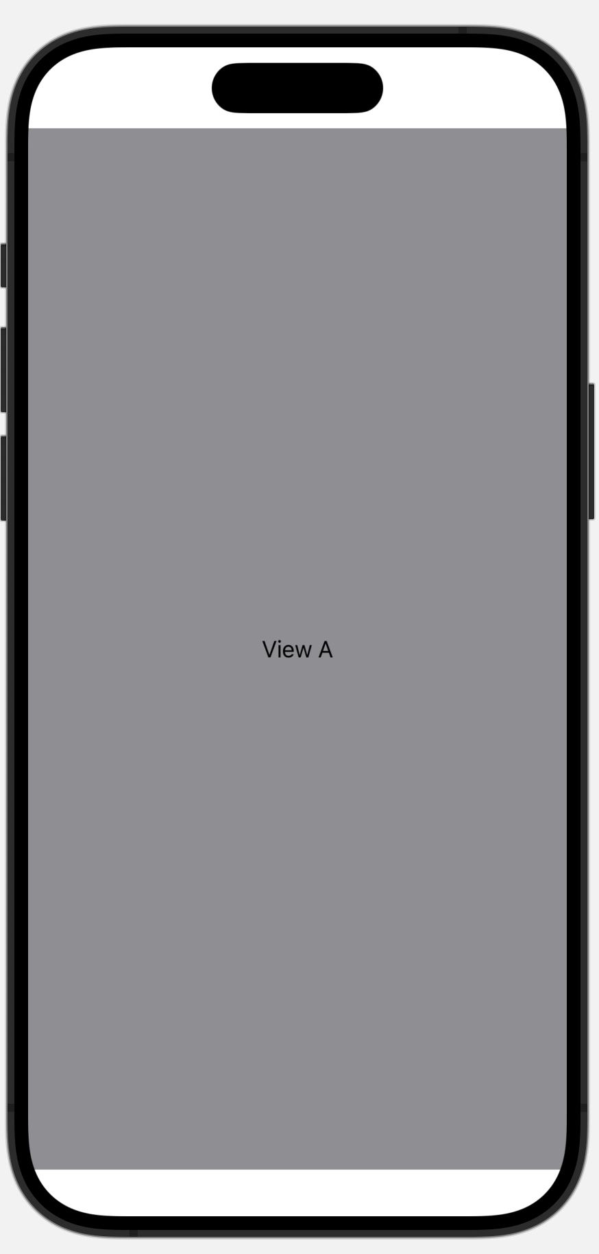 TabBar가 차지하던 영역이 사라짐