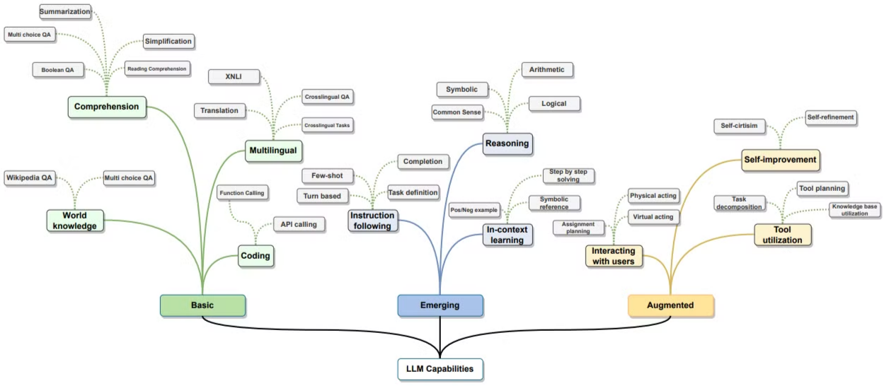 Fig 1. LLM Capabilities.