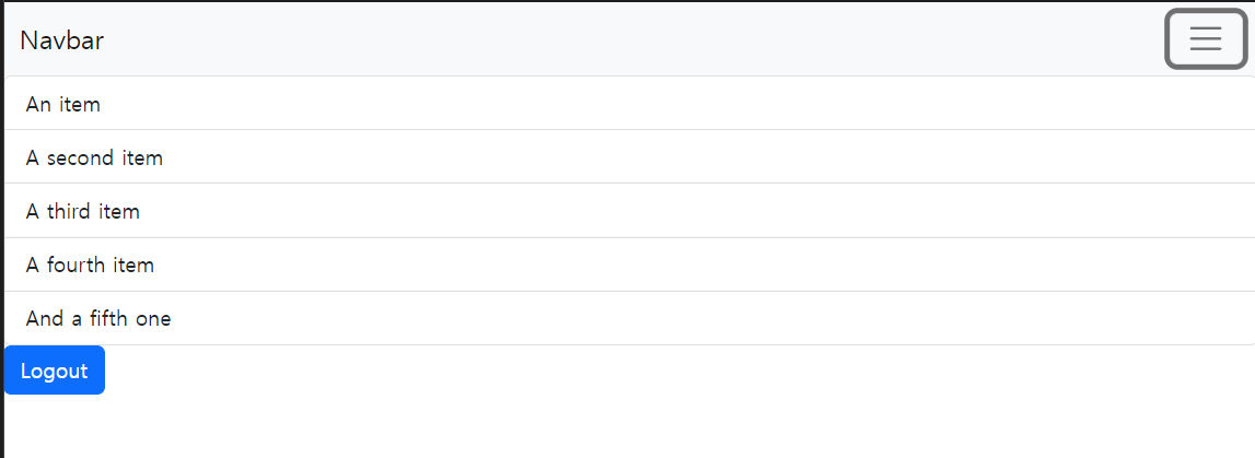 로그인 + 리스트 버튼 클릭 시