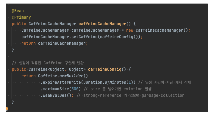 반복되는 DB 조회를 줄이기 위해 Caffeine Cache 를 적용한 경험