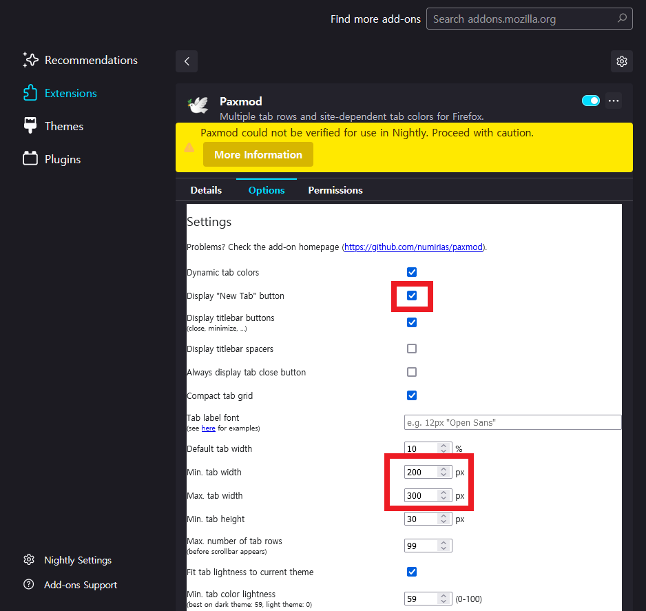[Firefox] Multirow tabs, bookmarks