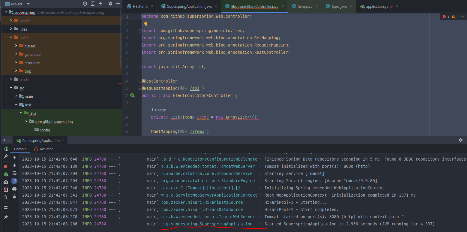 Springboot web layer 구현