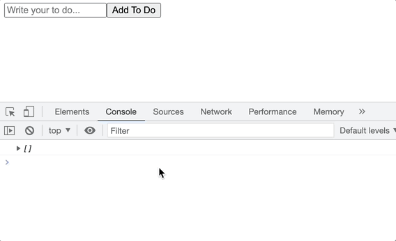 React: To Do List 만들기 연습