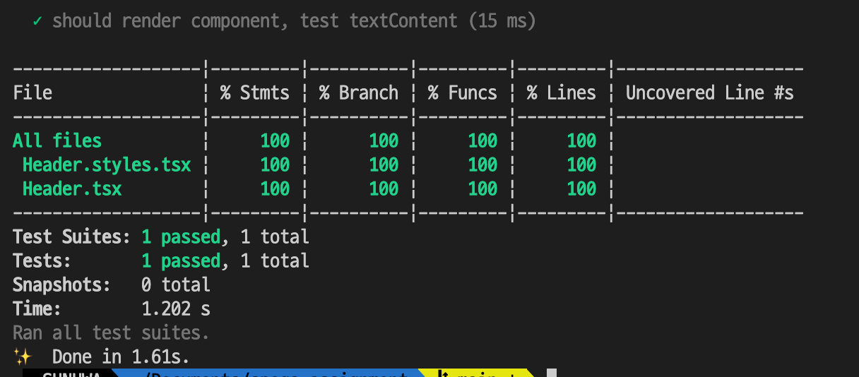 react+typescript+jest setup 테스트 코드 작성