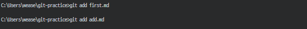 git add