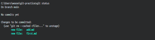 status after add