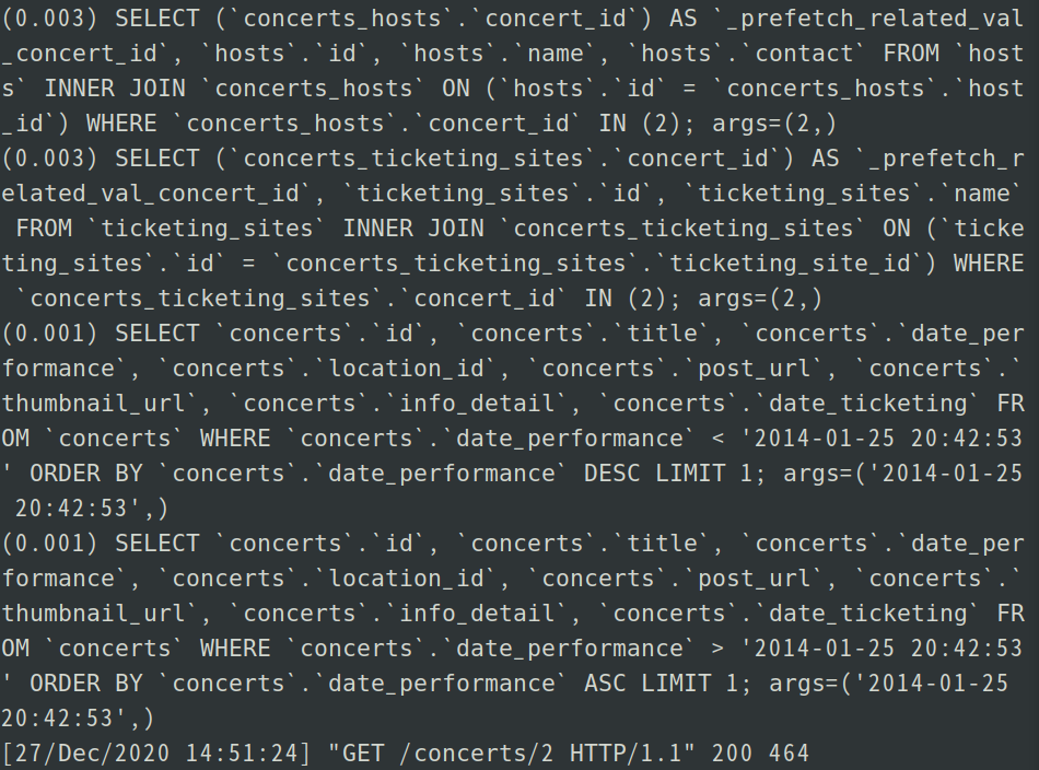 Query LOGGING