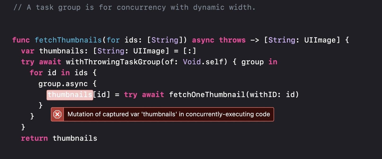 [WWDC 21] Explore Structured Concurrency In Swift