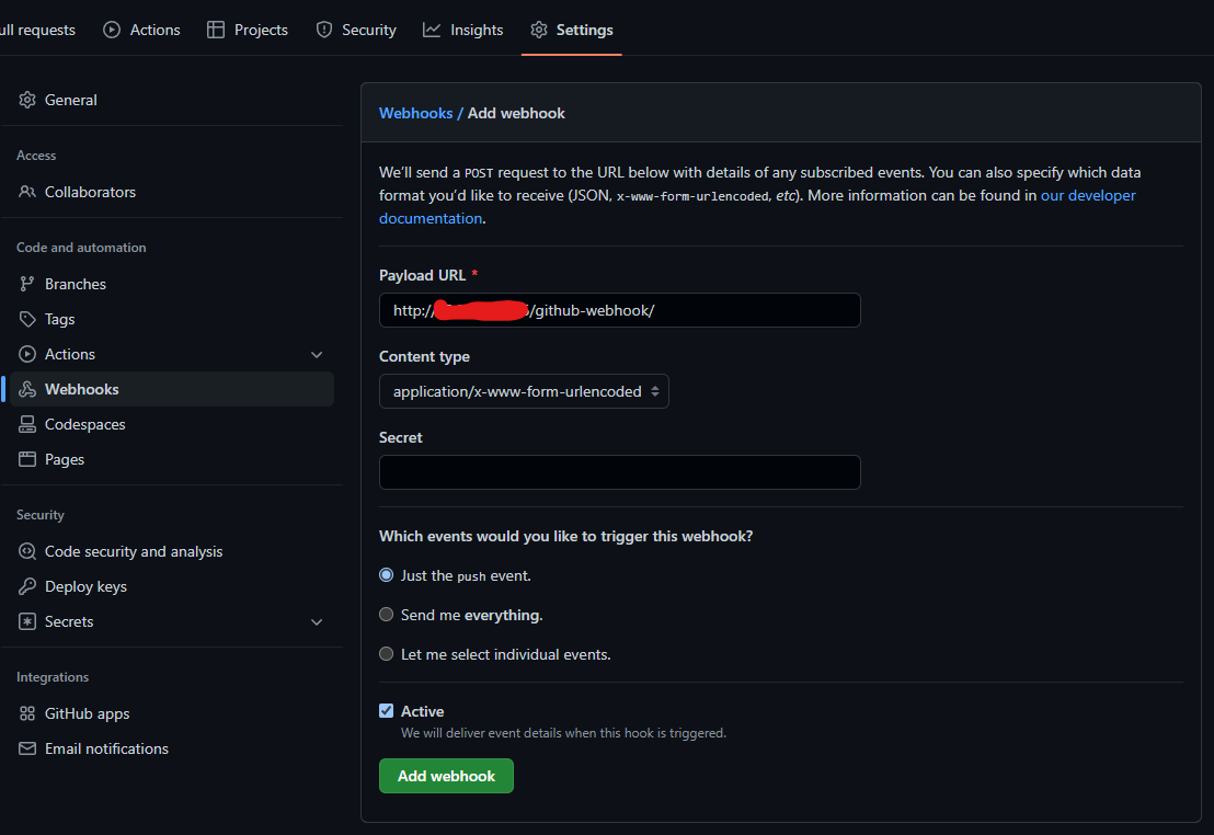 github-webhook