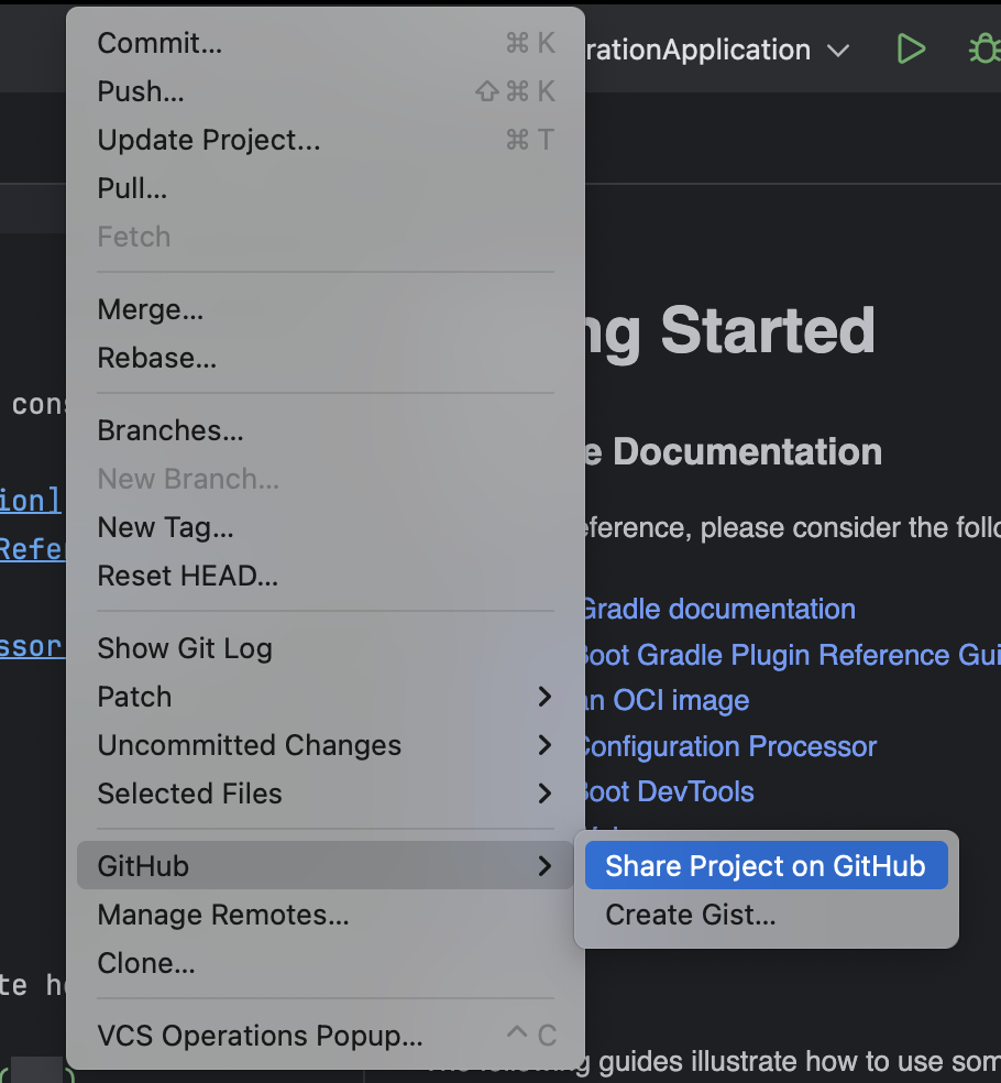 IntelliJ 프로젝트 GitHub 연동하는 법