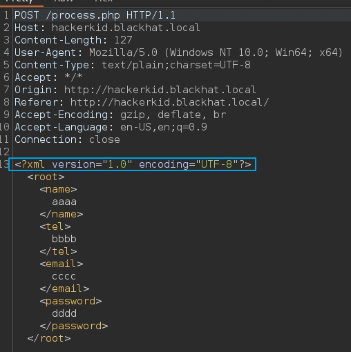 Xml xxe injection