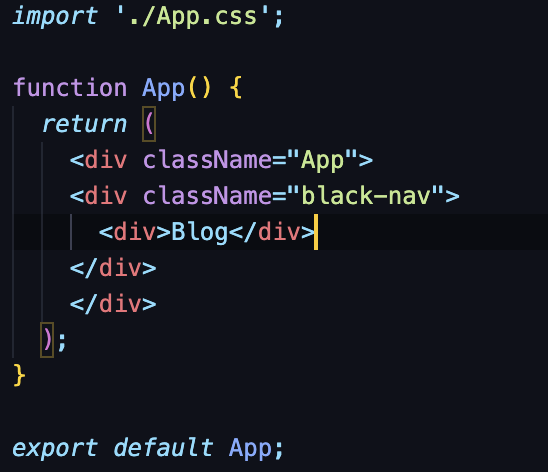 JSX 레이아웃 문법