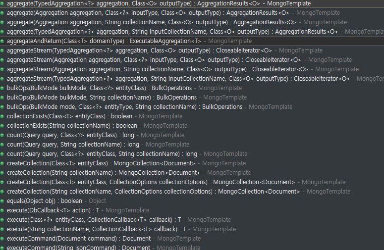 SpringBoot 에서 mongoDB 연동하기