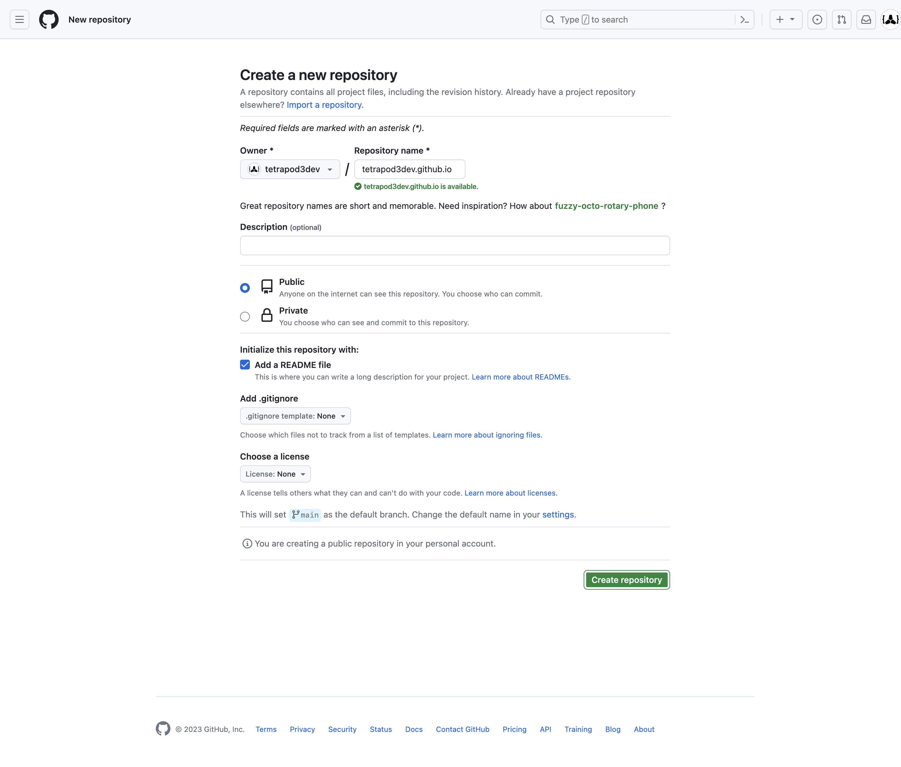 New repository
