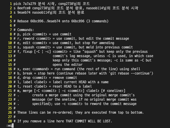 git rebase