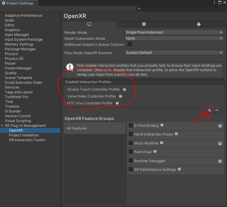Unity XR Project Setting