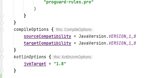 'compileDebugJavaWithJavac' task (current target is 1.8) and ...
