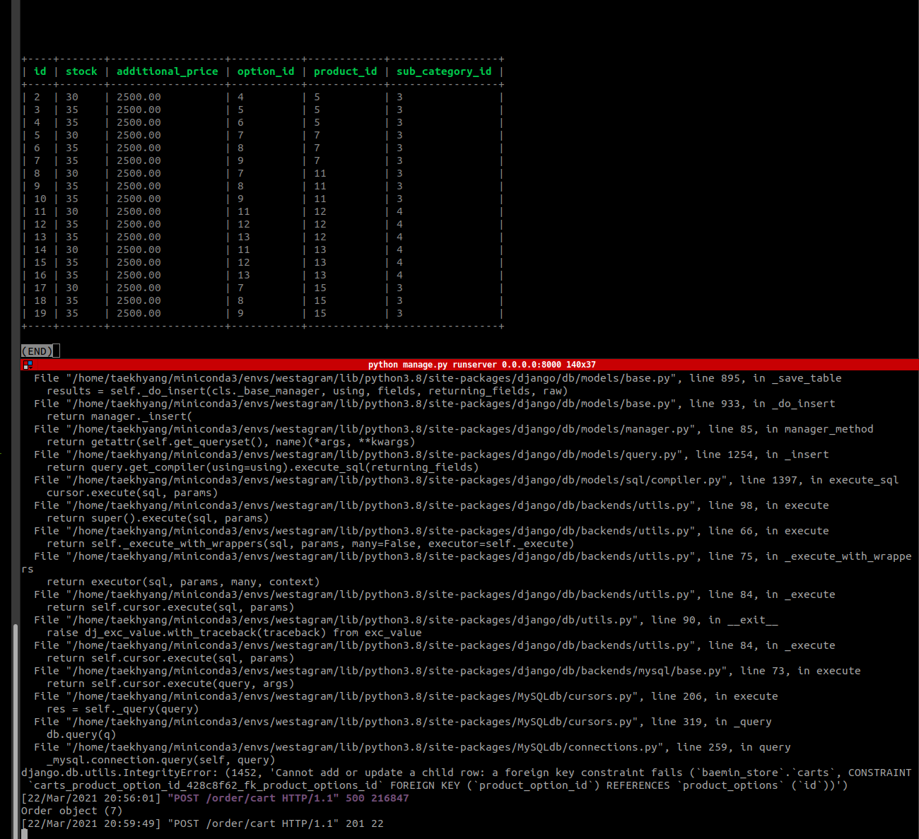 python - django custom user error: foreign key... TIL DAY 29 || Django Foreign key constraint failure on get_or_create()