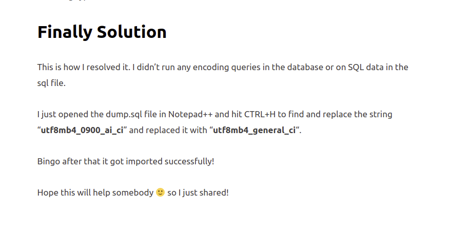 TIL DAY 30 || AWS RDS Dump sql file migration error, Unknown collation ...