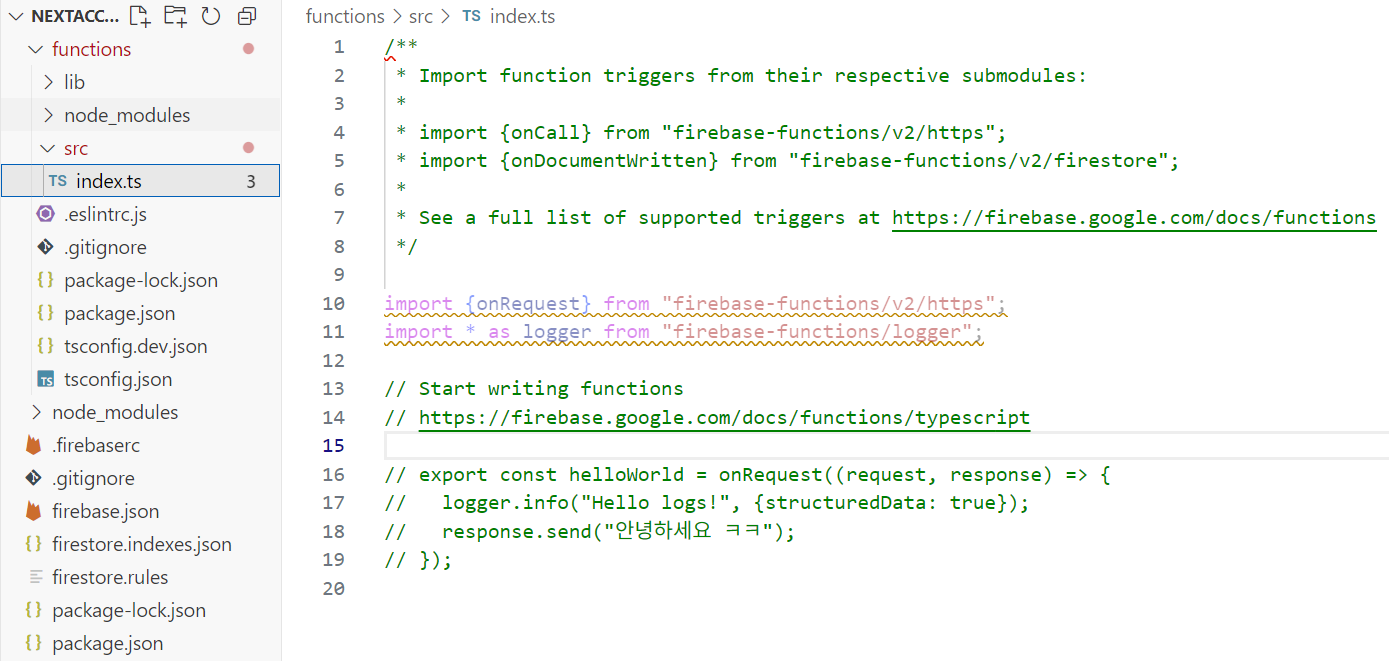 Firebase Cloud Functions