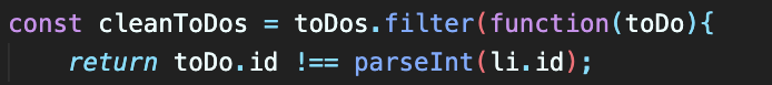 JS - filter( )