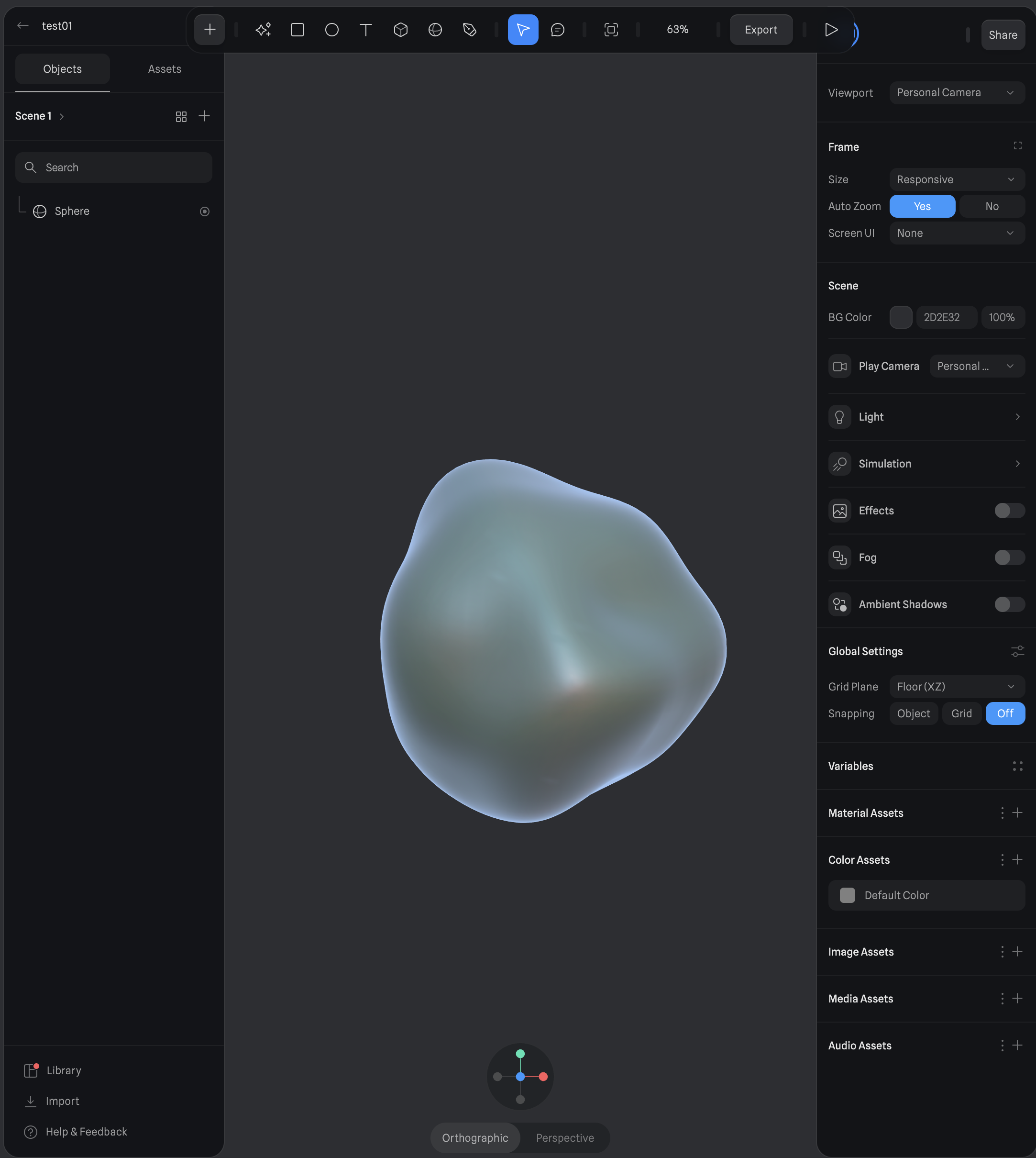 [spline]나도 개쩌는 3D를 만들어 보고 싶다(Three.js 없이)