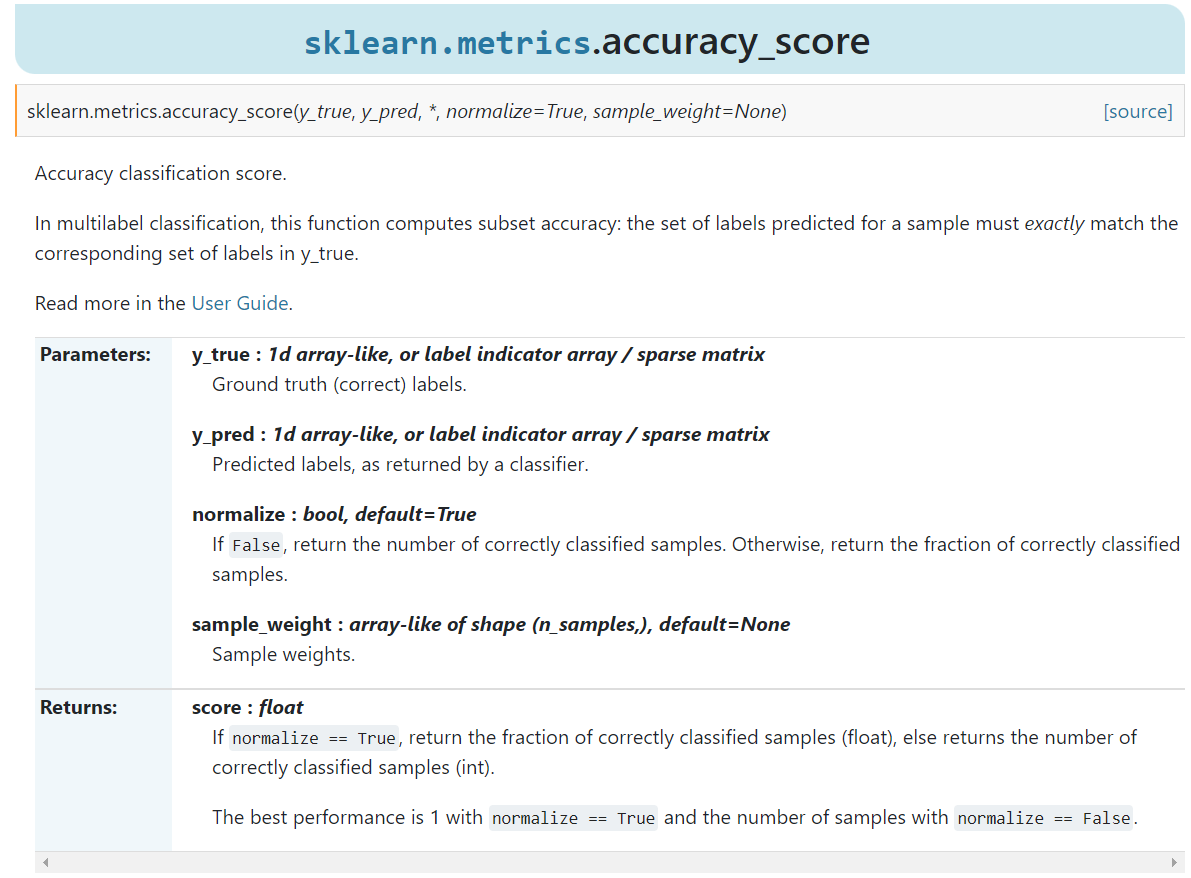 scikit-learn-score-accuracy-score