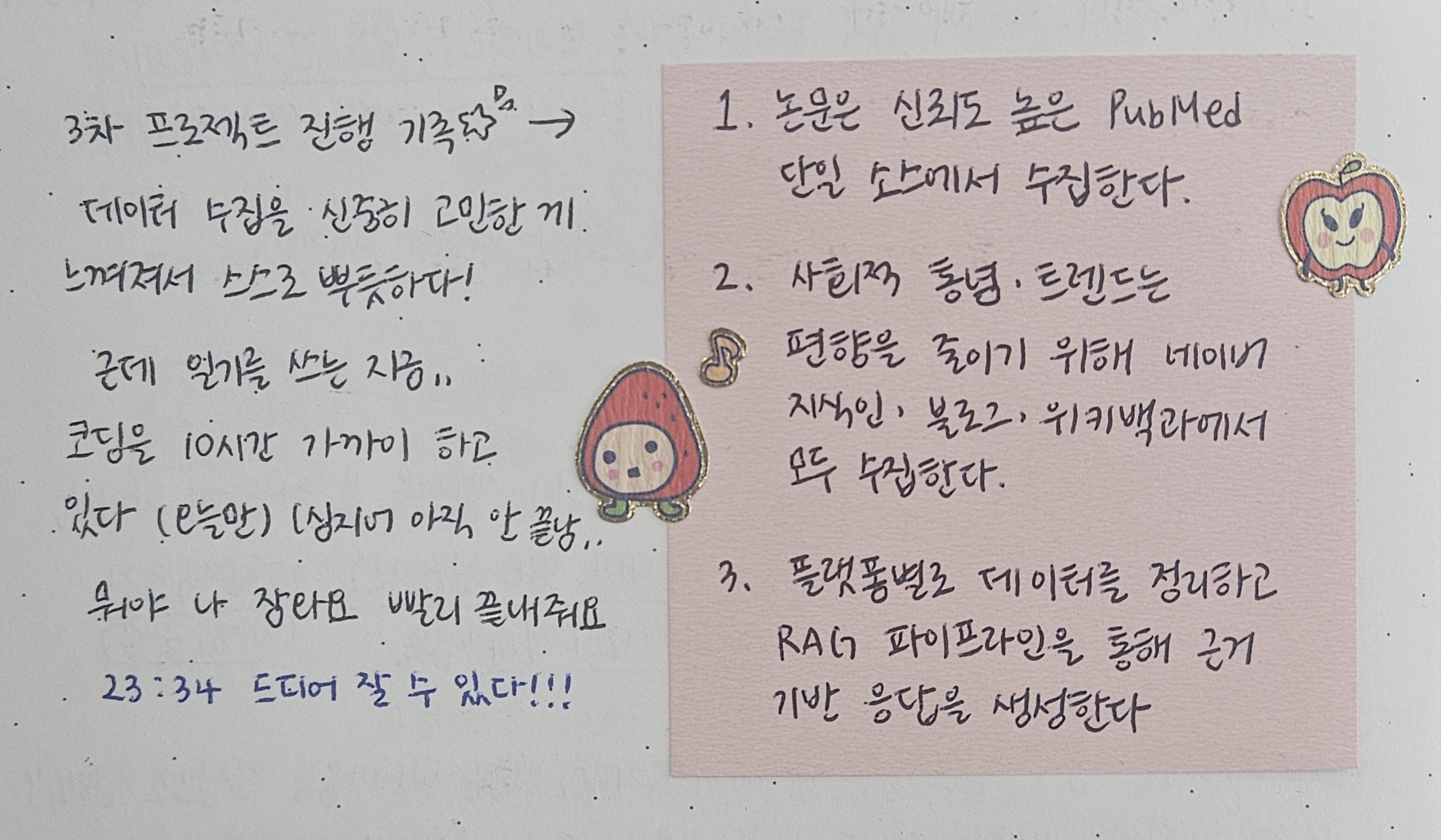 3차 프로젝트 진행 기록_일기
