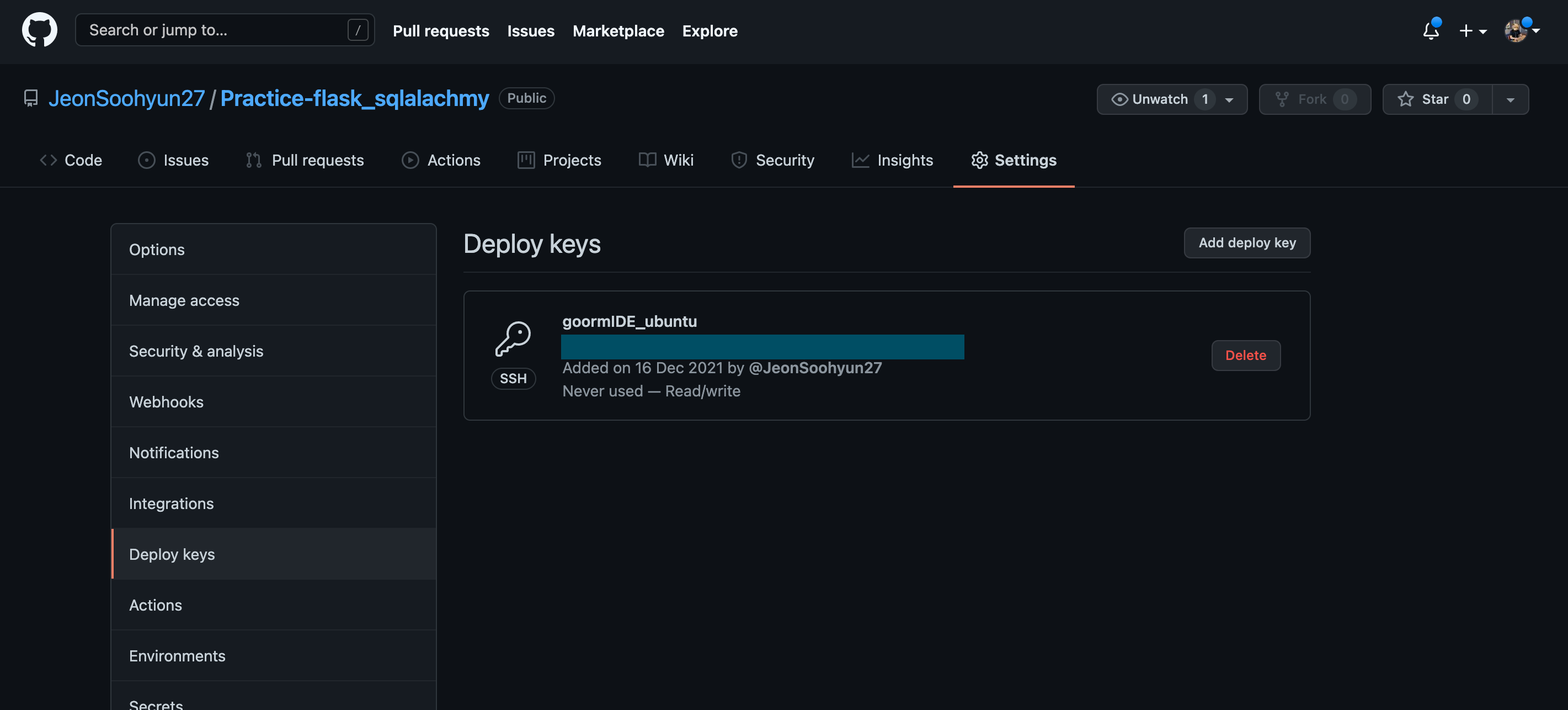 git push 시 Permission denied (publickey). 해결 방법!