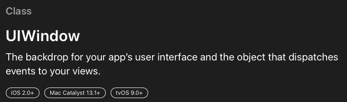 Ios Scene Window Screen Scene Window 차이