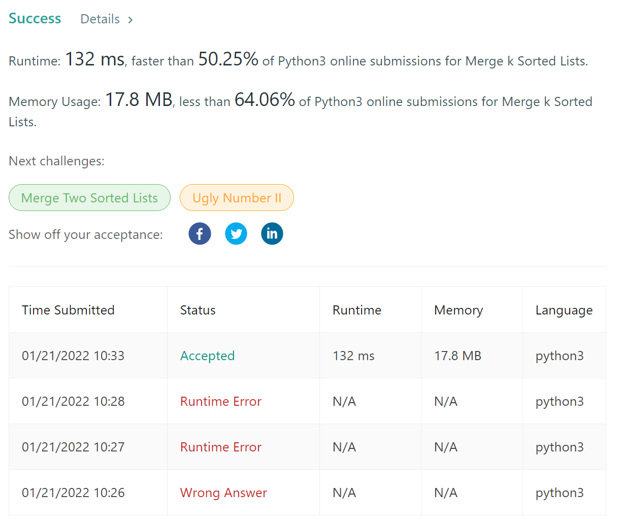Merge k Sorted Lists