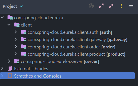 eureka-service-directory-intellij