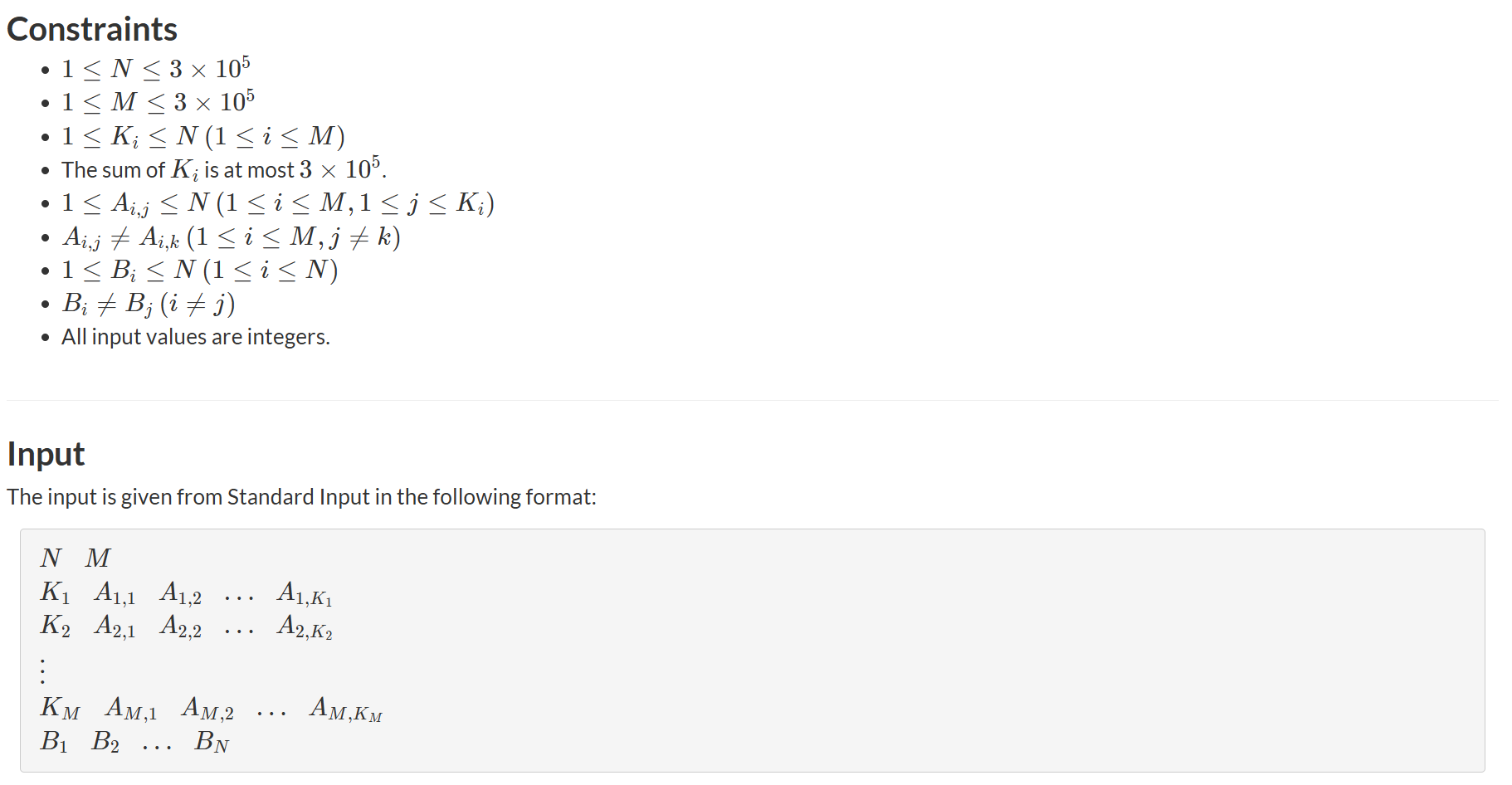 [앳코더 ABC 402] B ~ D | C++