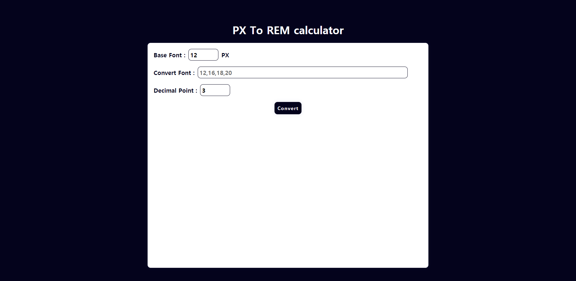 R.I.P REM Calculator