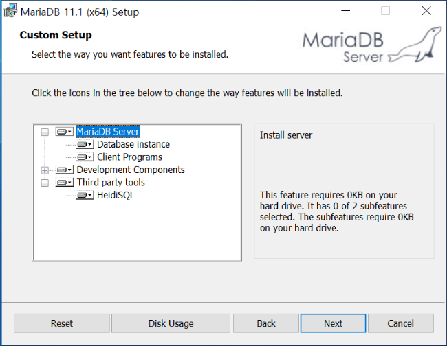 MariaDB_setup