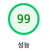 Lighthouse 성능 점수